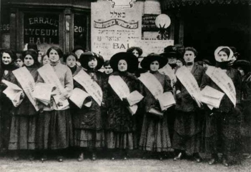Митинг женщин в Нью-Йорке, 1908